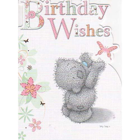 Bear with Butterfly Me to You Bear Birthday Card £0.96